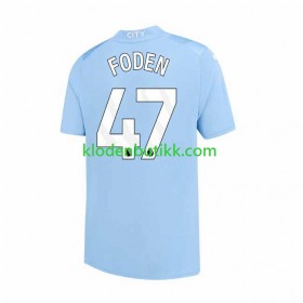 Manchester City Phil Foden 47 Hjemme Fotballdrakt 2023/24 Kortermet